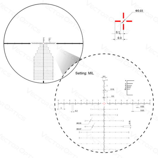 Прицел Vector Optics Continental 5-30x56 34mm, MBR FFP SCFF-41