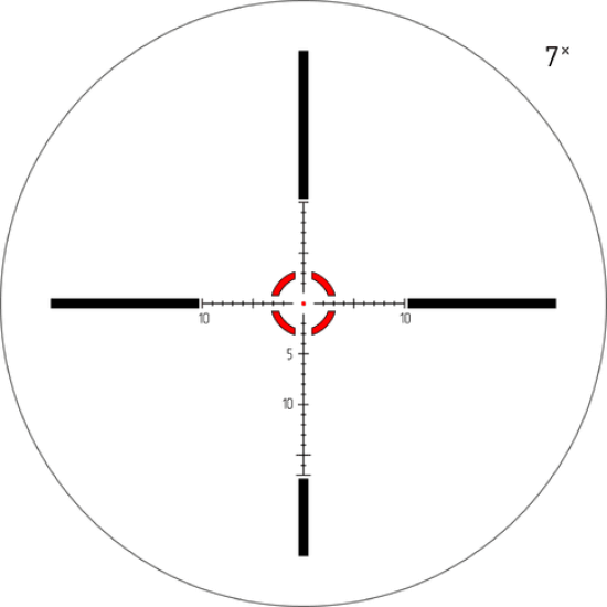 Оптический прицел Dedal DHF 1-7x24 (сетка MRH-CDG1)