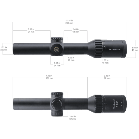 Прицел VectorOptics Continental 1-6x24 SCOC-23T