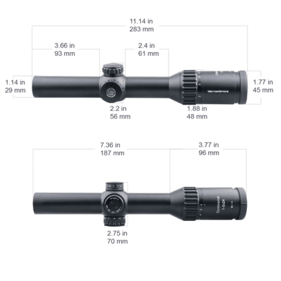 Прицел VectorOptics Continental 1-6x24 SCOC-23T